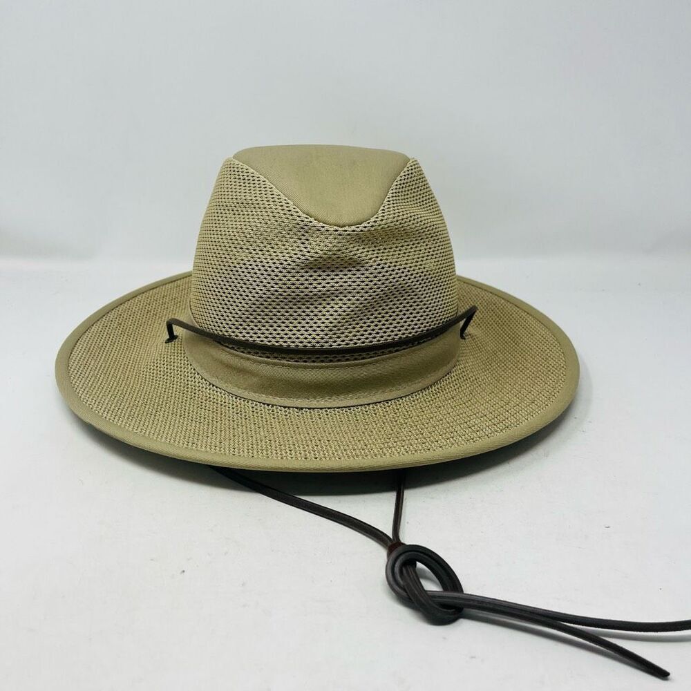 Henschel Men's Aussie Mesh Breezer Hat Khaki Medium